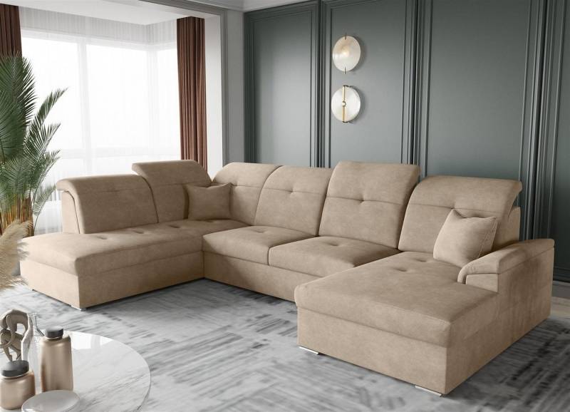 Fun Möbel Wohnlandschaft Wohnlandschaft FREJA mit Schlaffunktion, mit Bettkasten von Fun Möbel