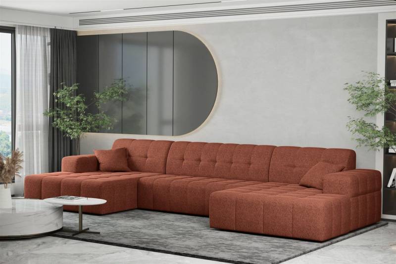 Fun Möbel Wohnlandschaft Wohnlandschaft Sofa U-Form NANCY in Stoff Neve, Rundumbezug Fun Möbel Wohnlandschaft Wohnlandschaft Sofa U-Form NANCY in Stoff Neve, Rundumbezug von Fun Möbel