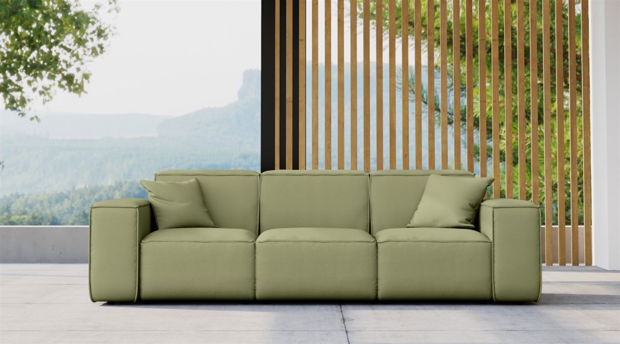 Gartensofa Loungesofa Sofa 3-Sitzer SUMMER wetterfester Stoff NXL Lima von Fun Möbel