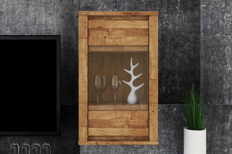 Hängevitrine Wandschrank MAISON Buche massiv 45x76x35 cm von Fun Möbel