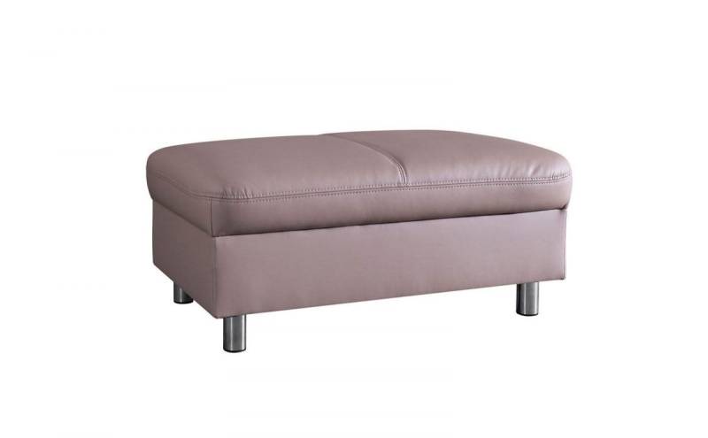 Hocker Polsterhocker SARAH aus Kunstleder Beige 110x45x72 cm von Fun Moebel