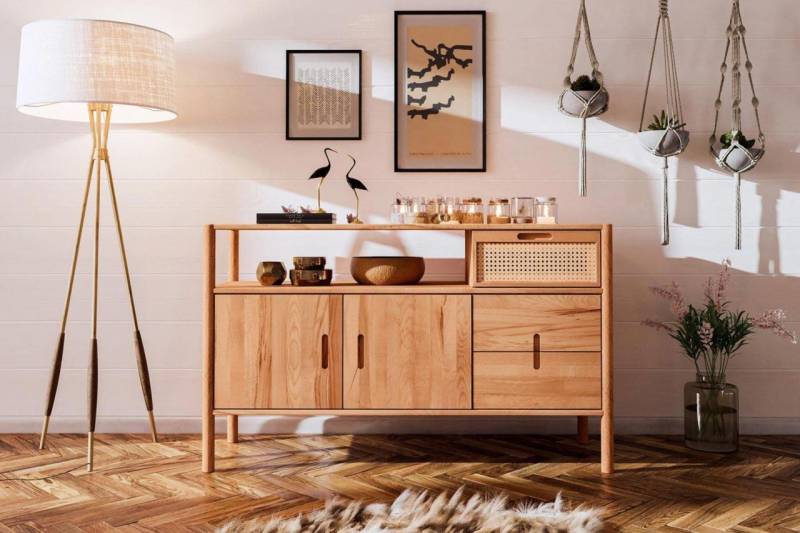 Kommode Schrank SAGA Buche massiv 142x86x46 cm Kommode Schrank SAGA Buche massiv 142x86x46 cm von Fun Möbel