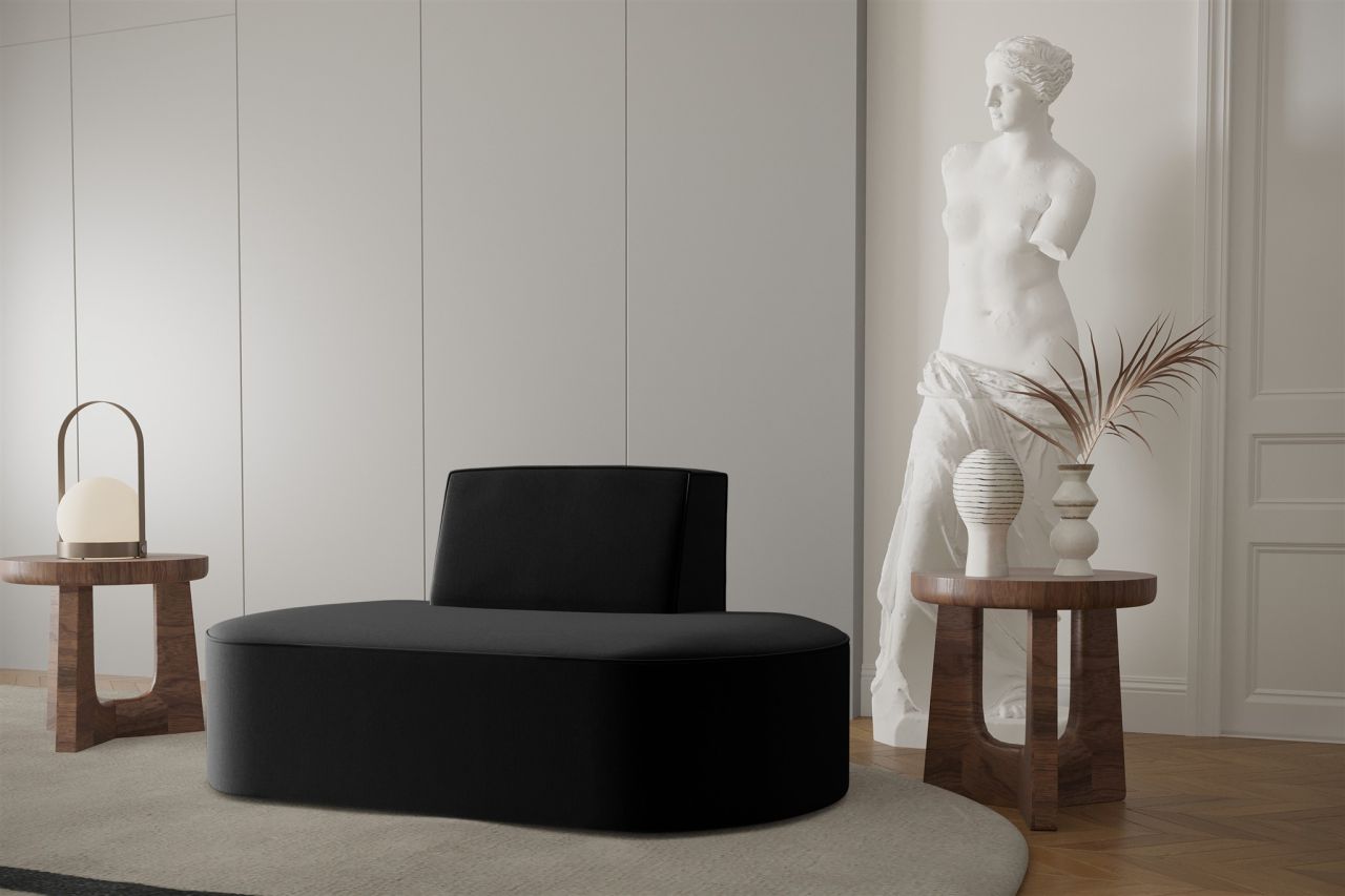 OUTLET Sessel Designersessel MILOT in Stoff Opera Velvet Schwarz OUTLET Sessel Designersessel MILOT in Stoff Opera Velvet Schwarz von Fun Moebel