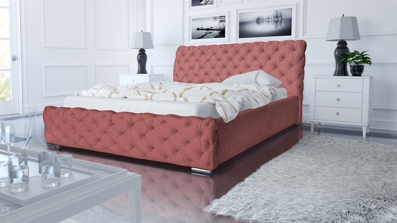 Polsterbett Bett Doppelbett ALDO 200x200cm inkl.Bettkasten von Fun Moebel