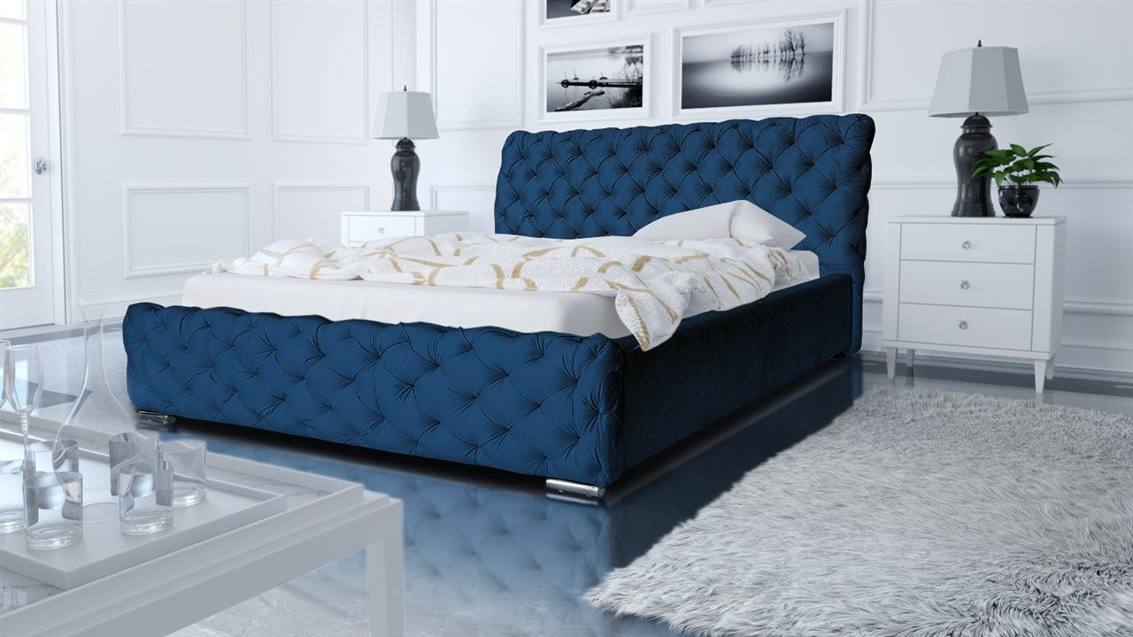 Polsterbett Bett Doppelbett ALDO 200x200cm inkl.Bettkasten von Fun Moebel