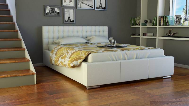 Polsterbett Bett Doppelbett DAMASO 160x200cm inkl.Bettkasten von Fun Moebel