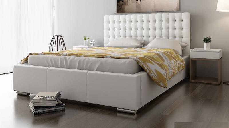 Polsterbett Bett Doppelbett DAMASO L 180x200cm inkl.Lattenrost von Fun Moebel
