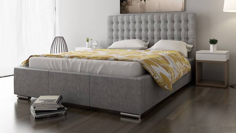 Polsterbett Bett Doppelbett DAMASO XL 160x200cm inkl.Bettkasten von Fun Moebel