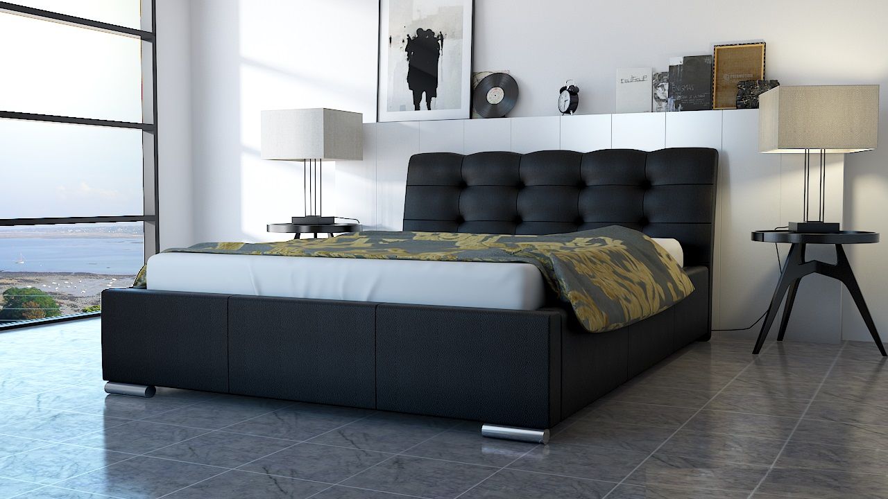 Polsterbett Bett Doppelbett ERICO XS 160x200cm inkl.Lattenrost von Fun Moebel