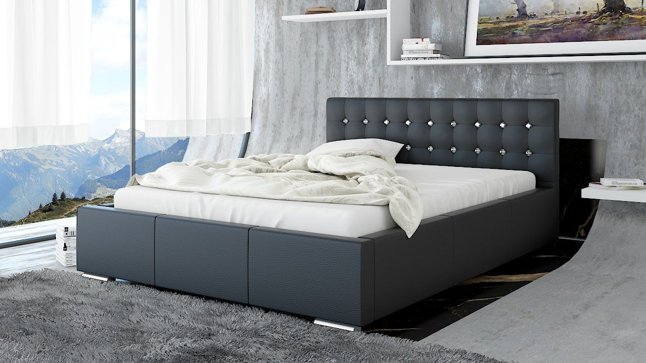 Polsterbett Bett Doppelbett GIANO Deluxe XS 160x200cm inkl.Lattenrost von Fun Moebel