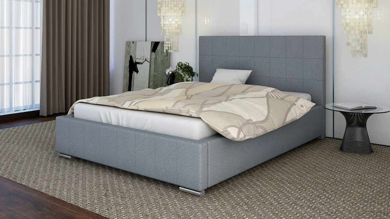 Polsterbett Bett Doppelbett GIORGIO XL 200x200cm inkl.Bettkasten von Fun Moebel