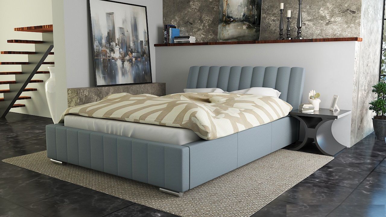 Polsterbett Bett Doppelbett IVANO XS 180x200cm inkl.Lattenrost von Fun Moebel