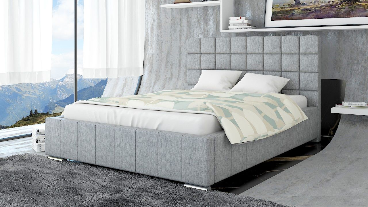 Polsterbett Bett Doppelbett MATTEO L 180x200cm inkl.Lattenrost von Fun Moebel