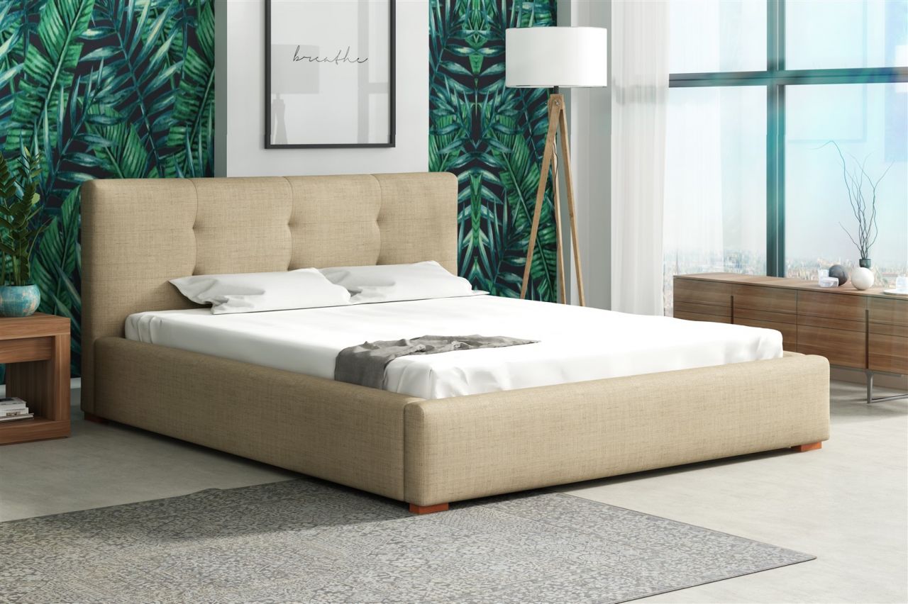 Polsterbett Bett Doppelbett TERAMO Kunstleder oder Stoff 180x200cm Polsterbett Bett Doppelbett TERAMO Kunstleder oder Stoff 180x200cm von Fun Moebel