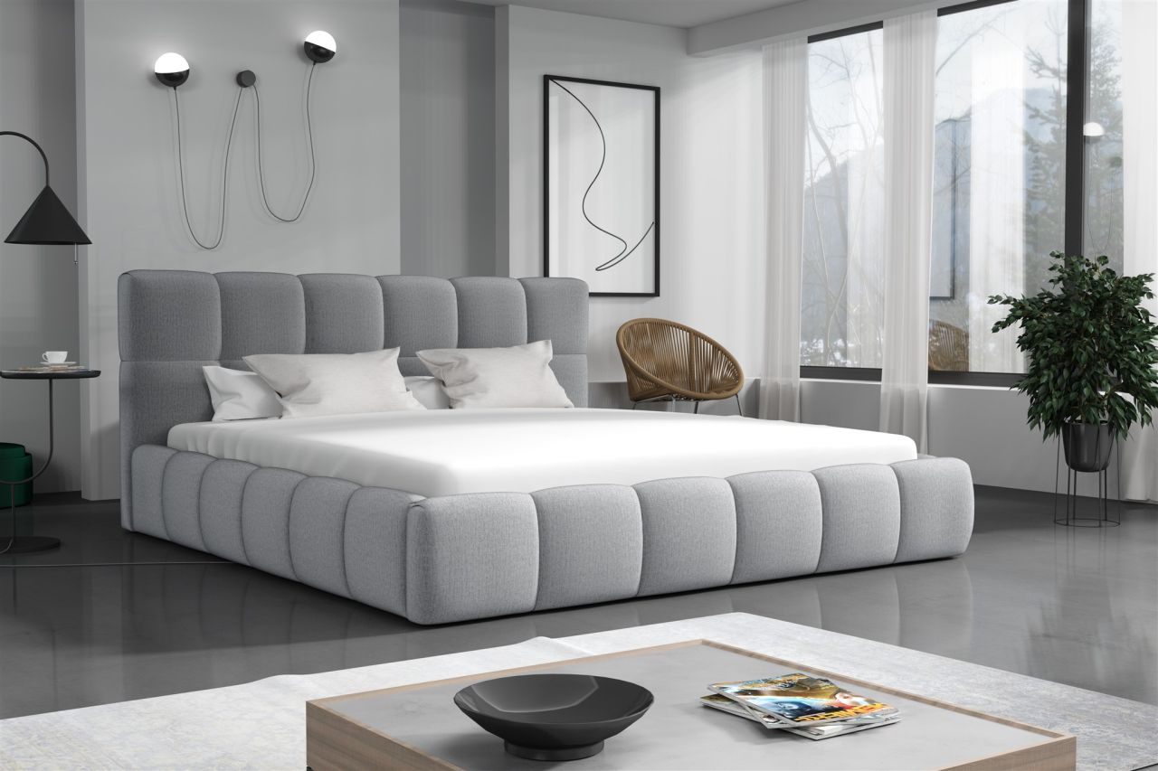 Polsterbett Doppelbett GIOTTO 200x200cm Stoff Monolith Grau Polsterbett Doppelbett GIOTTO 200x200cm Stoff Monolith Grau von Fun Möbel