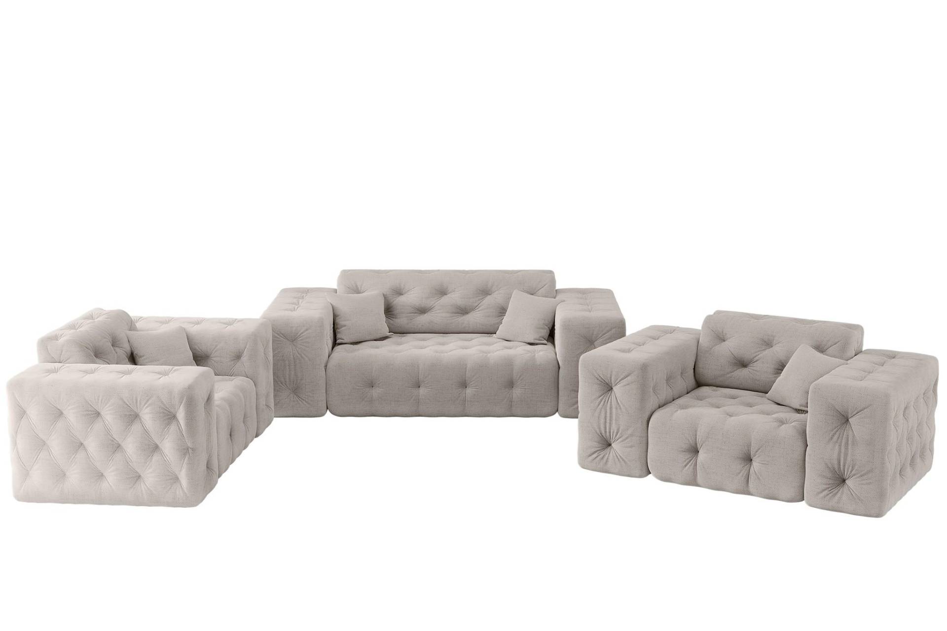 SOFASET Chantal In Moly SOFASET Chantal In Moly von Fun Möbel
