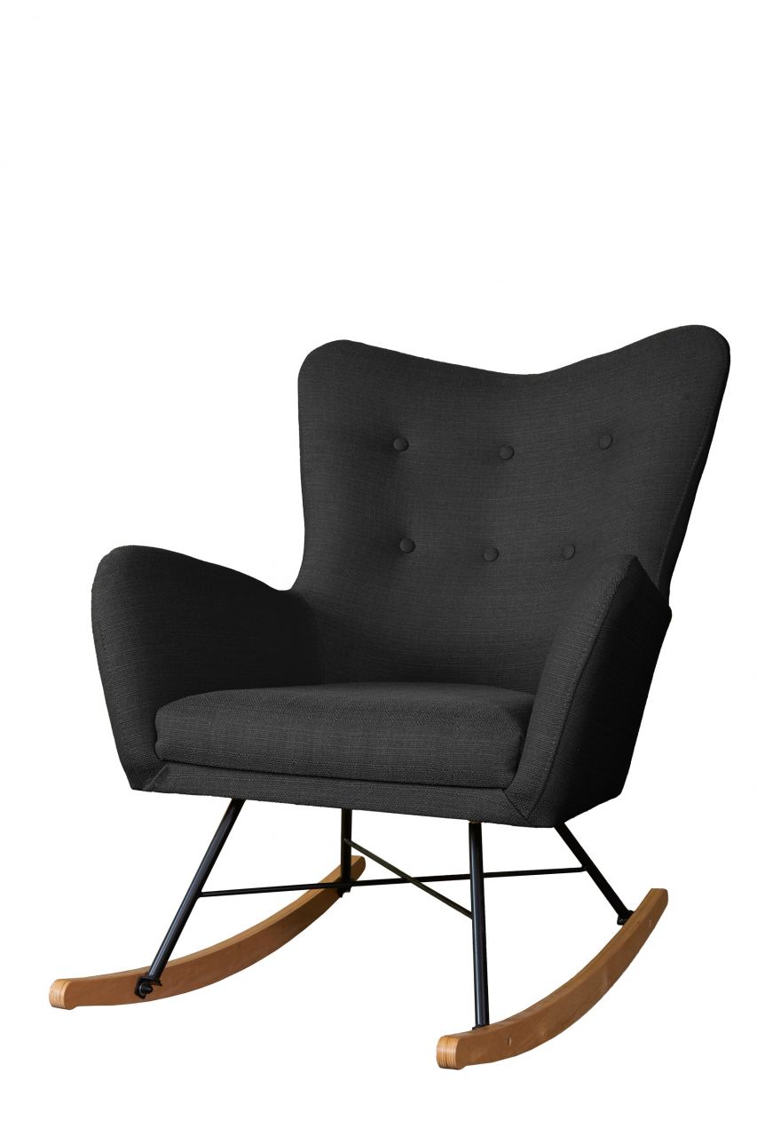 Schaukelsessel Sessel CLOVIS in diversen Stoff und Farbvarianten von Fun Möbel