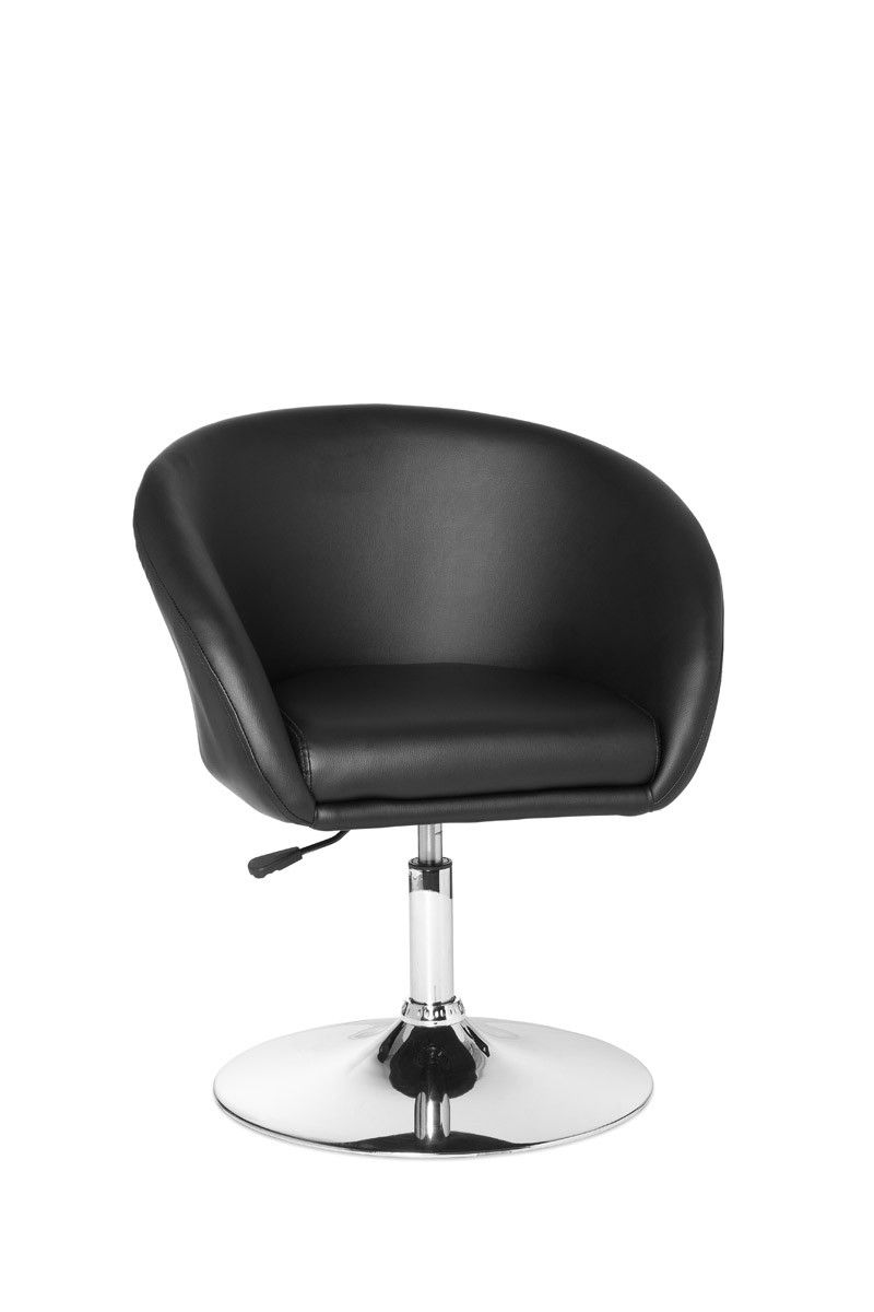 Sessel Cocktailsessel Lounger BERLIN in Kunstleder Schwarz von Fun Möbel