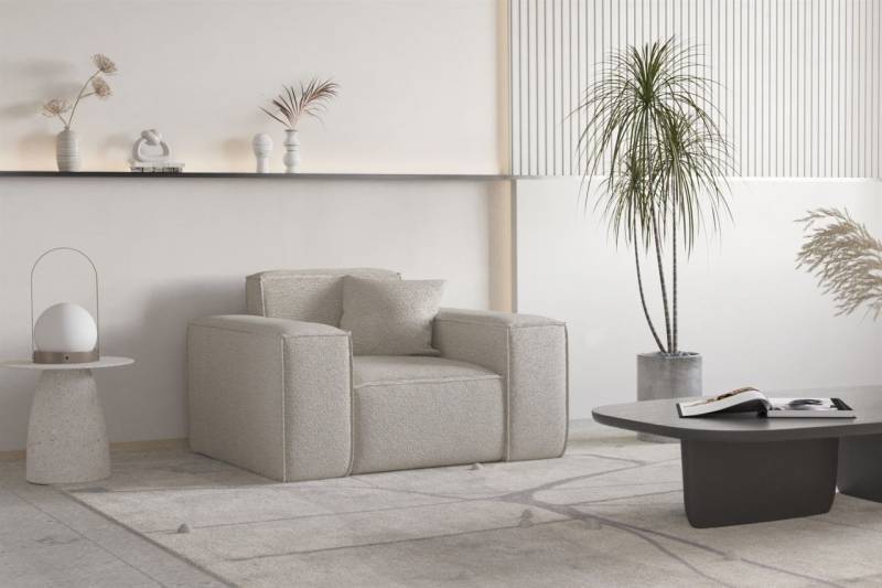 Sessel Designersessel CELES PREMIUM in Stoff Ascot Bukla Beige Sessel Designersessel CELES PREMIUM in Stoff Ascot Bukla Beige von Fun Moebel