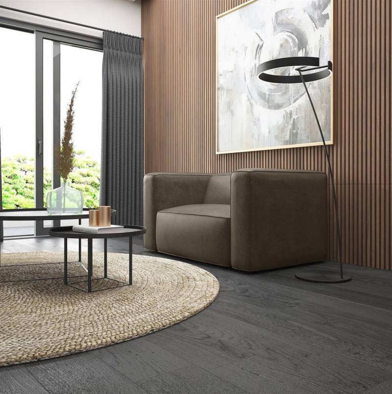 Sessel Designersessel HELMER in Stoff Pola Braun Sessel Designersessel HELMER in Stoff Pola Braun von Fun Möbel