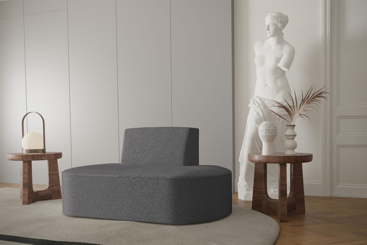 Sessel Designersessel MILOT in Stoff Ascot Bukla Graphit Sessel Designersessel MILOT in Stoff Ascot Bukla Graphit von Fun Moebel