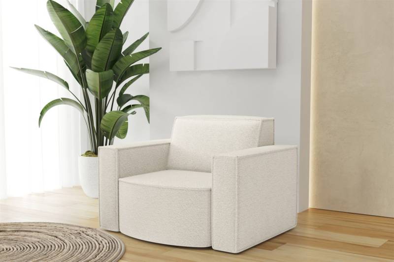 Sessel Designersessel PALMA in Stoff Ascot Beige Sessel Designersessel PALMA in Stoff Ascot Beige von Fun Möbel