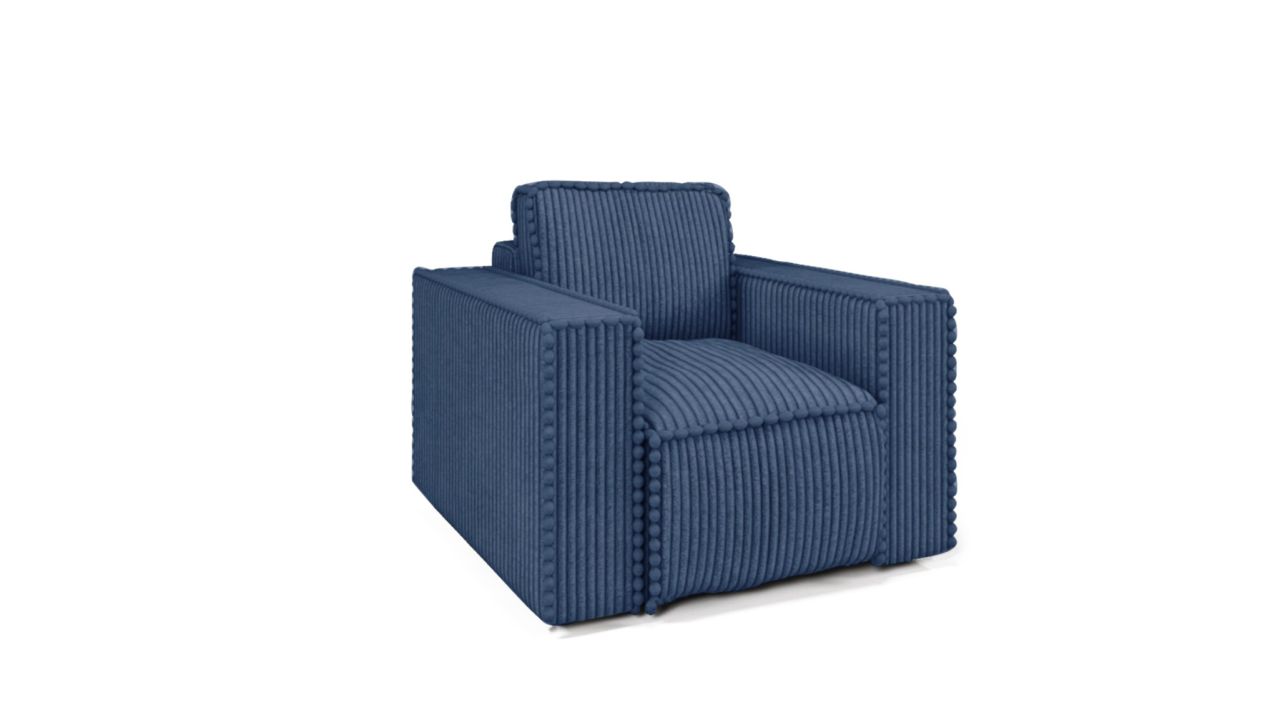 Sessel Designersessel VAJANA Stoff Tilia Dunkelblau Sessel Designersessel VAJANA Stoff Tilia Dunkelblau von Fun Möbel