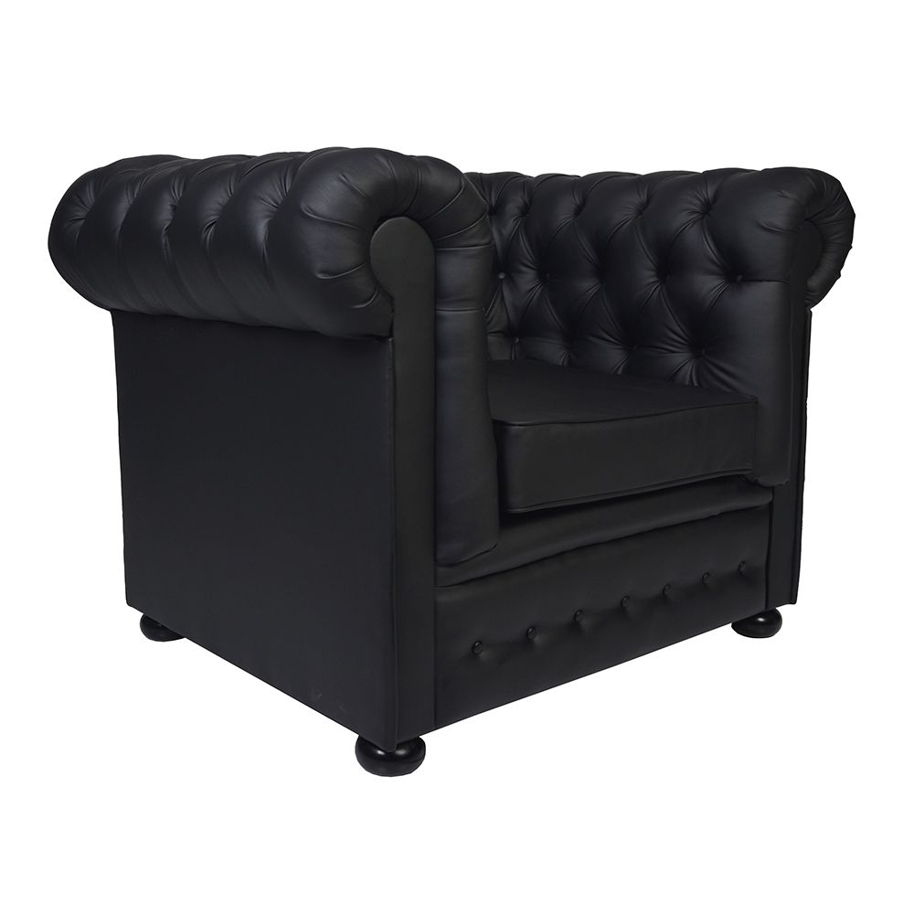 Sessel Polstersessel YELM CHESTERFIELD Massivholz Buche von Fun Moebel