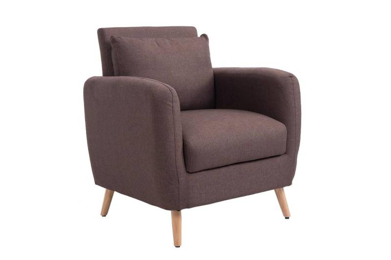 Sessel Wohnzimmersessel JULES - Stoffbezug Braun von Fun Möbel