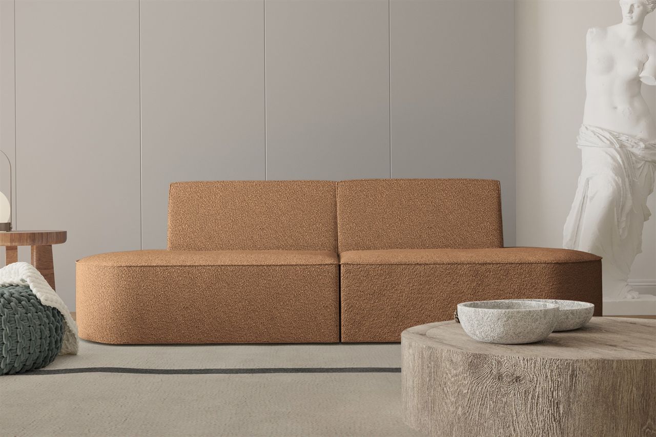 Sofa Designersofa 2-Sitzer MILOT in Stoff Ascot Bukla Goldbraun Sofa Designersofa 2-Sitzer MILOT in Stoff Ascot Bukla Goldbraun von Fun Moebel