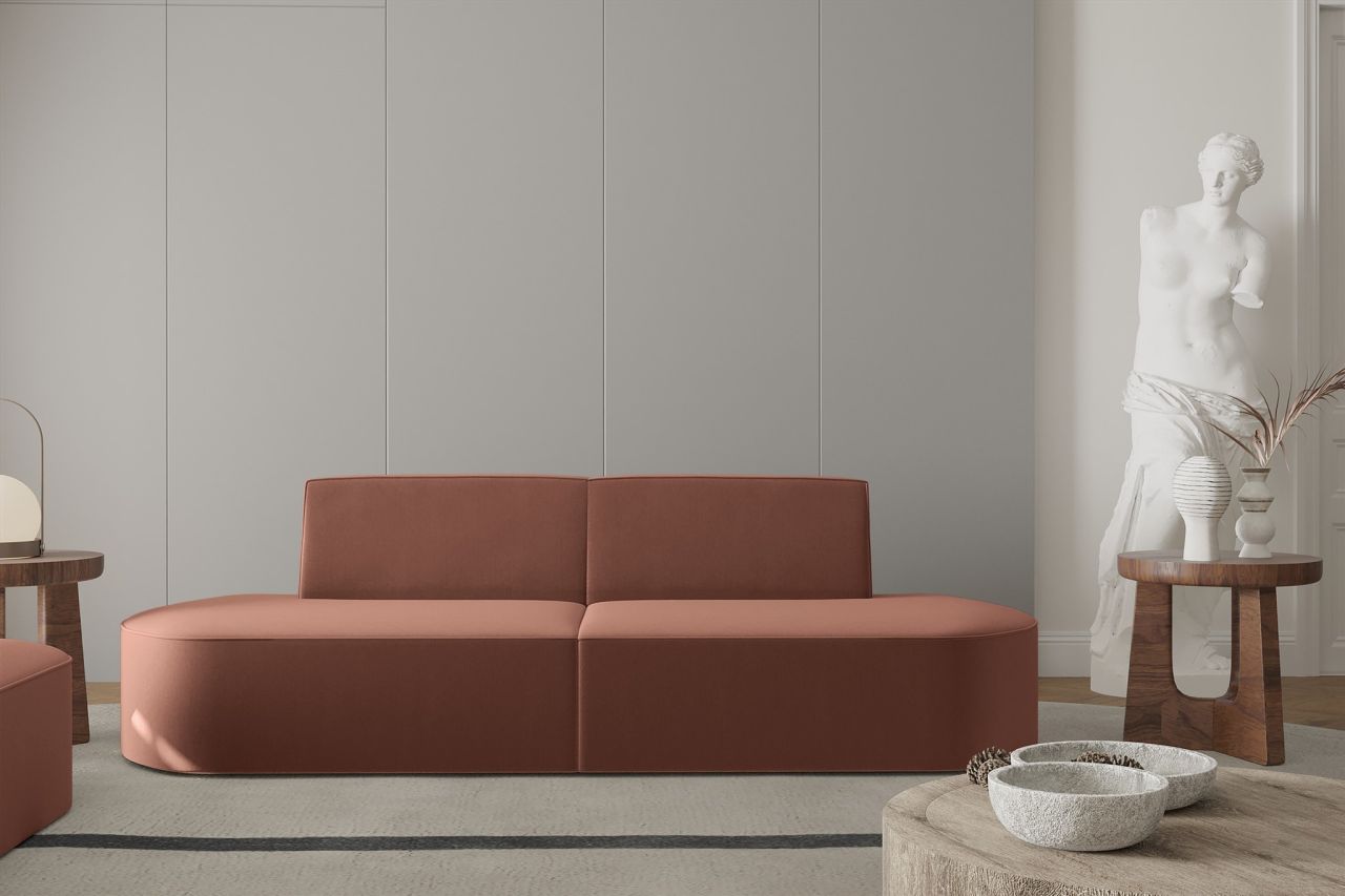 Sofa Designersofa 2-Sitzer MILOT in Stoff Opera Velvet Rotbraun Sofa Designersofa 2-Sitzer MILOT in Stoff Opera Velvet Rotbraun von Fun Moebel