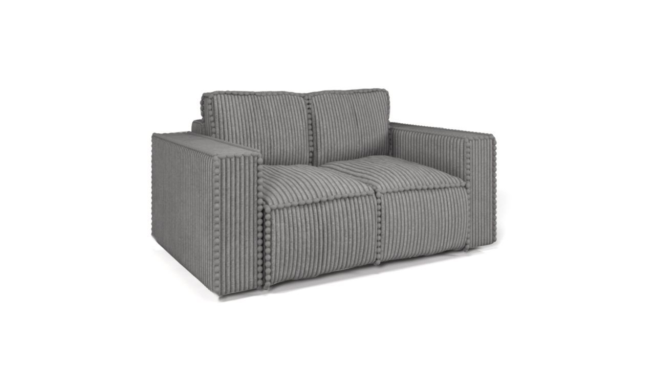 Sofa Designersofa 2-Sitzer VAJANA Stoff Tilia Grau Sofa Designersofa 2-Sitzer VAJANA Stoff Tilia Grau von Fun Möbel