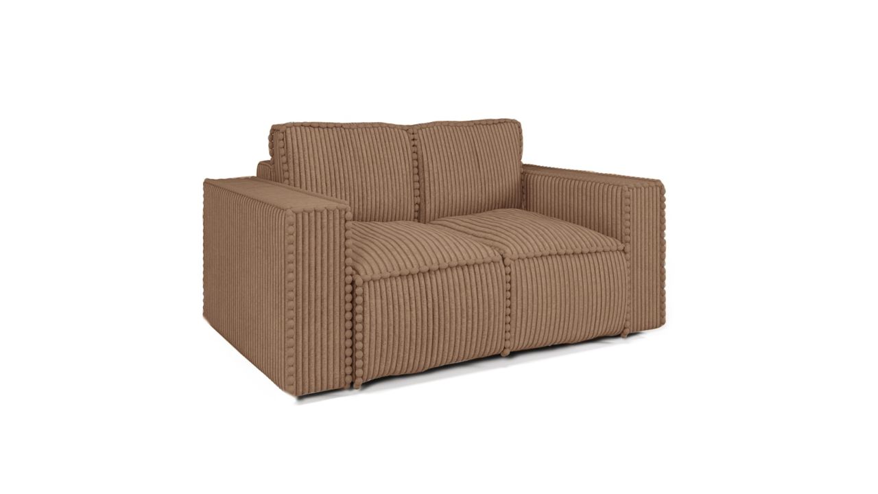 Sofa Designersofa 2-Sitzer VAJANA Stoff Tilia Rostbraun Sofa Designersofa 2-Sitzer VAJANA Stoff Tilia Rostbraun von Fun Möbel
