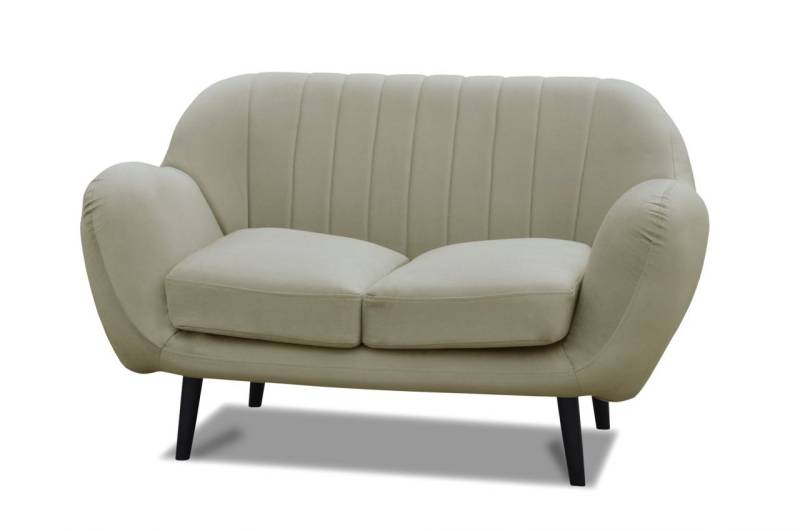 Sofa Designersofa ADAMO 2-Sitzer in diversen Stoff und Farbvarianten von Fun Moebel