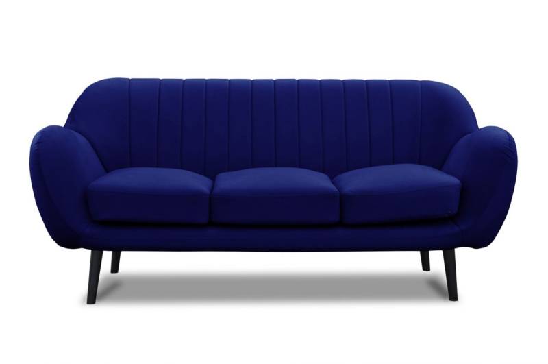 Sofa Designersofa ADAMO 3-Sitzer in diversen Stoff und Farbvarianten von Fun Moebel