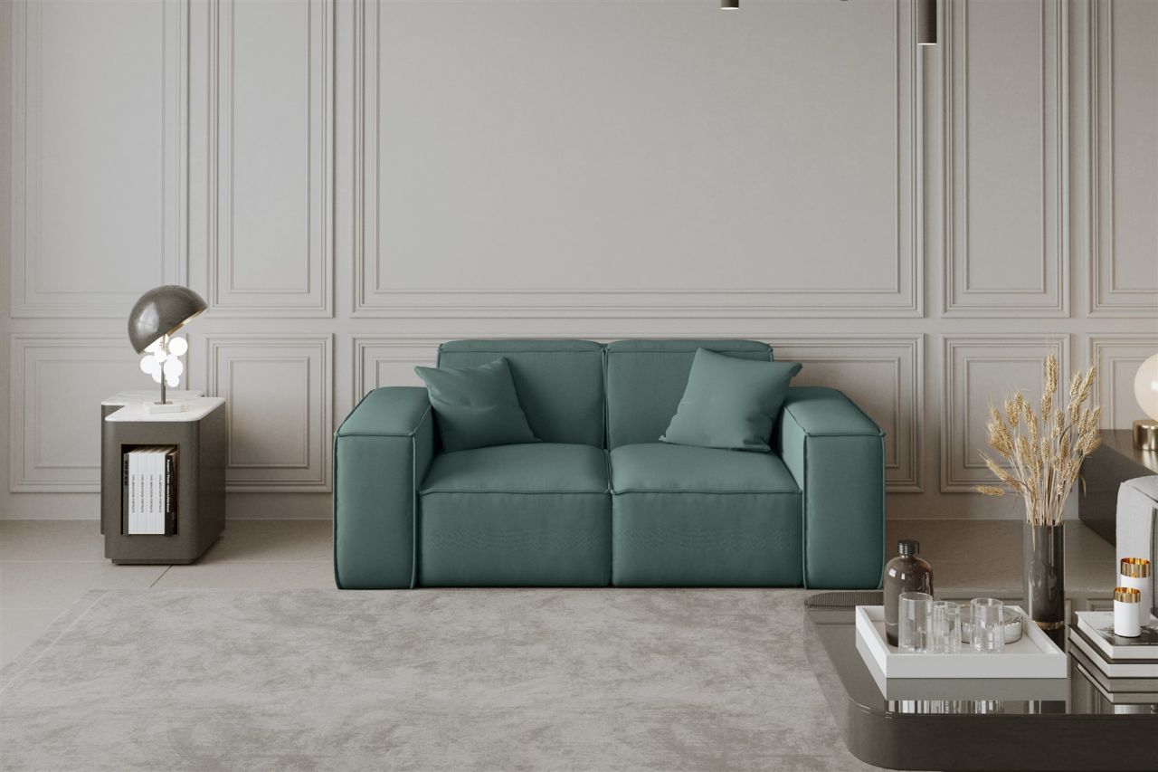 Sofa Designersofa CELES 2-Sitzer in Stoff Opera Velvet Petrol Sofa Designersofa CELES 2-Sitzer in Stoff Opera Velvet Petrol von Fun Moebel