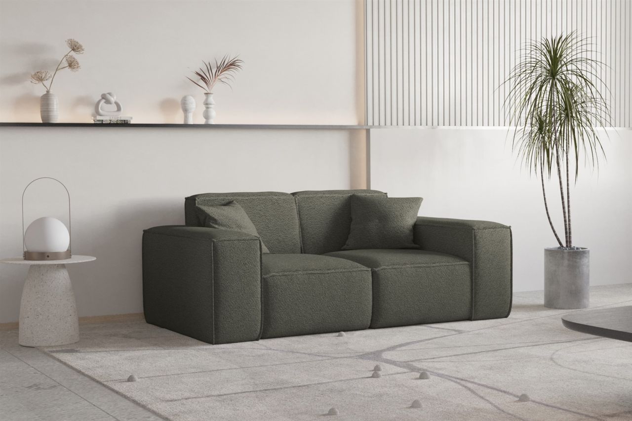 Sofa Designersofa CELES PREMIUM 2-Sitzer in Stoff Ascot Bukla Moosgrün Sofa Designersofa CELES PREMIUM 2-Sitzer in Stoff Ascot Bukla Moosgrün von Fun Moebel