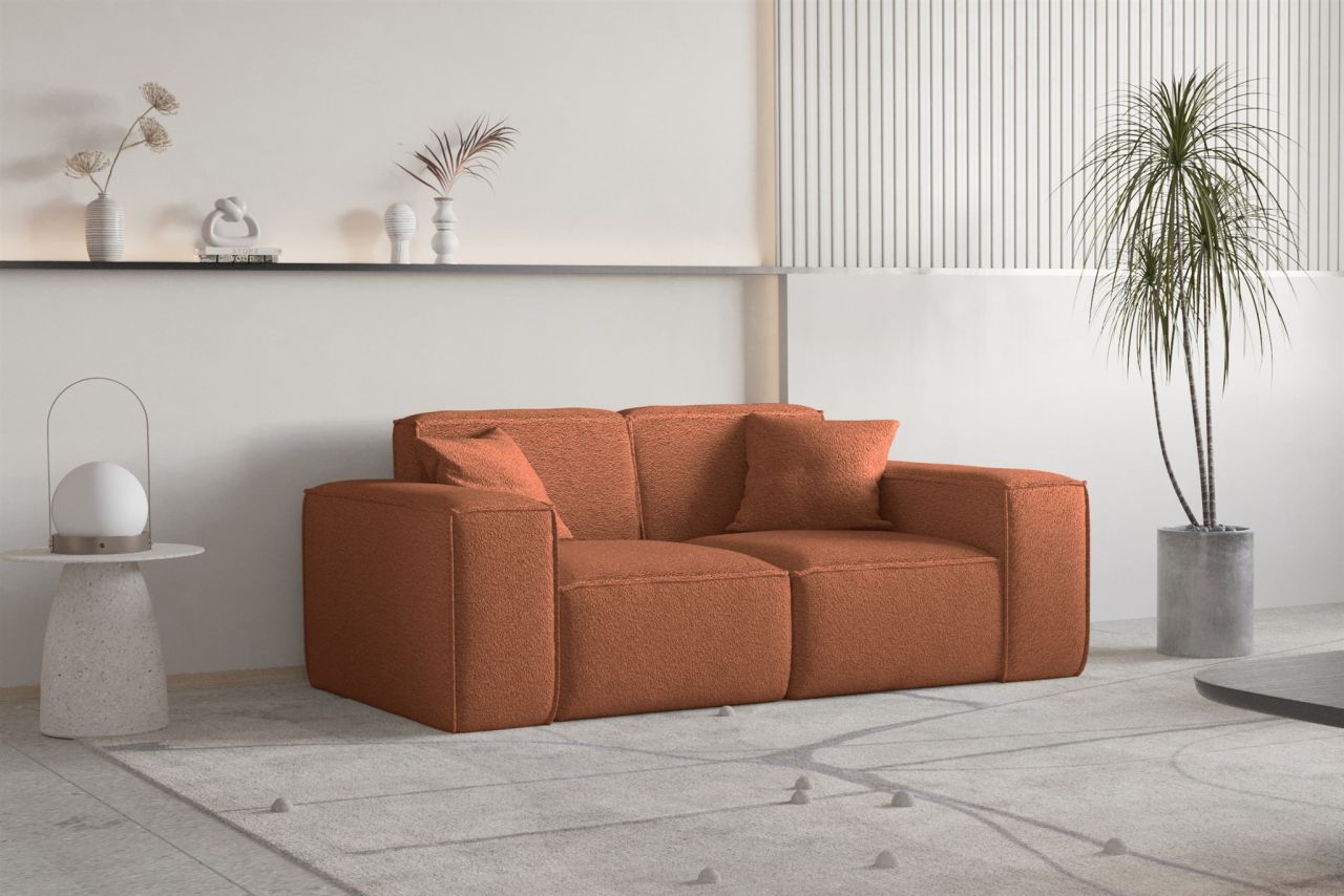 Sofa Designersofa CELES PREMIUM 2-Sitzer in Stoff Ascot Bukla Terracotta Sofa Designersofa CELES PREMIUM 2-Sitzer in Stoff Ascot Bukla Terracotta von Fun Moebel