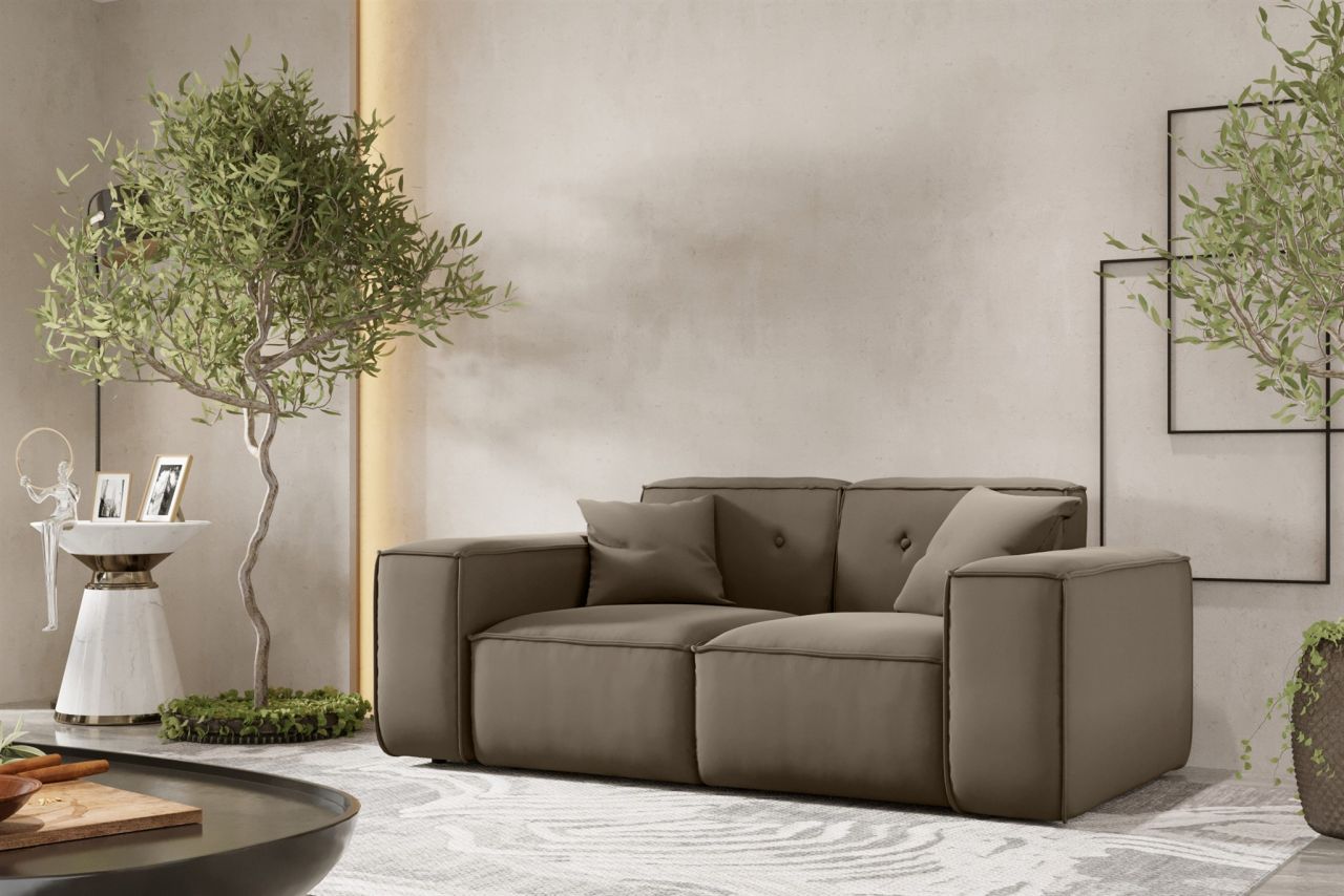 Sofa Designersofa CESINA 2-Sitzer in Stoff Opera Velvet Taupe Sofa Designersofa CESINA 2-Sitzer in Stoff Opera Velvet Taupe von Fun Möbel