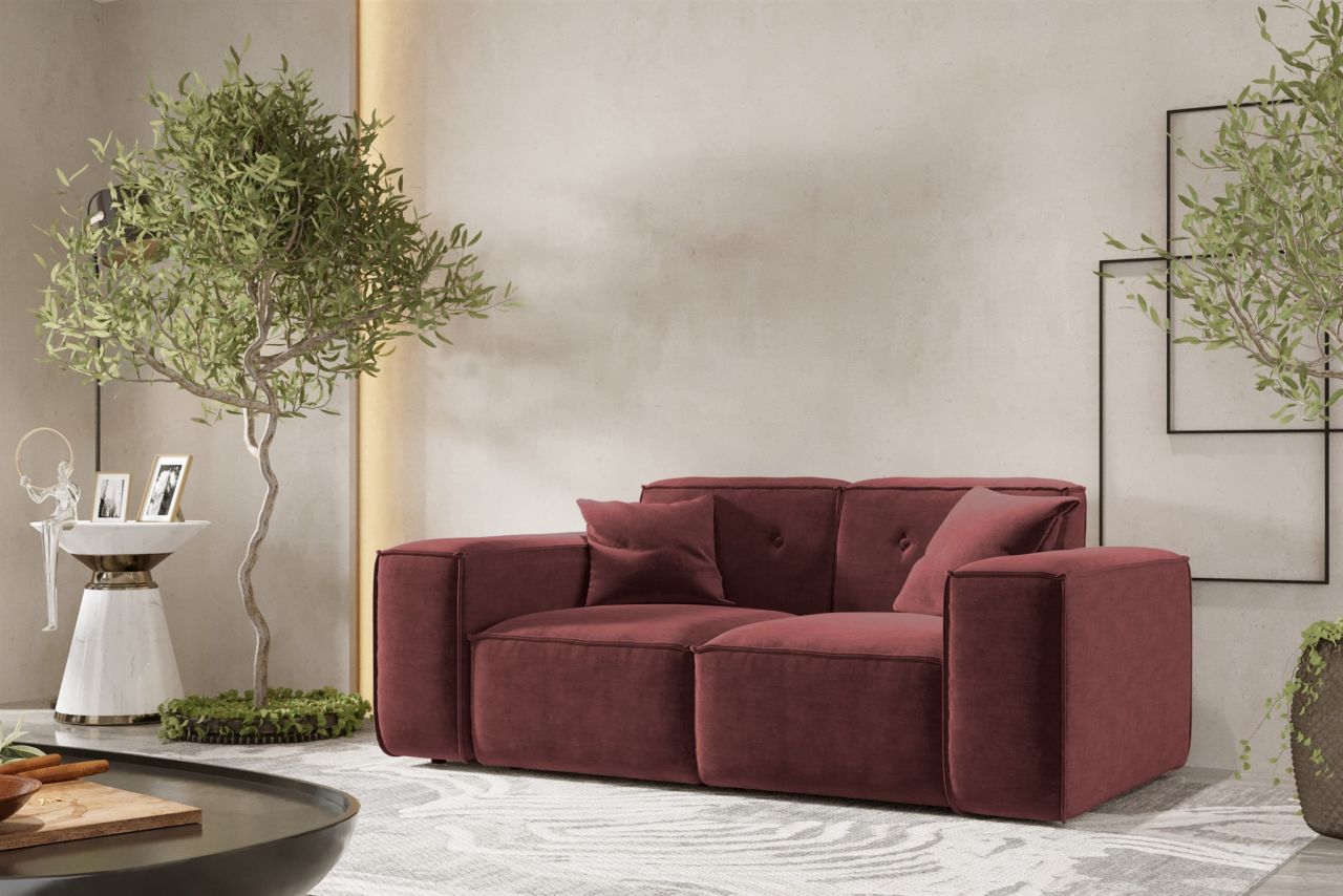 Sofa Designersofa CESINA 2-Sitzer in Stoff Perfect Harmony Bordeauxrot Sofa Designersofa CESINA 2-Sitzer in Stoff Perfect Harmony Bordeauxrot von Fun Möbel