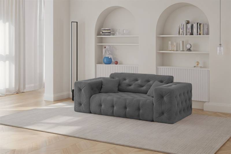 Sofa Designersofa CHANTAL 2-Sitzer in Stoff Moly Anthrazit Sofa Designersofa CHANTAL 2-Sitzer in Stoff Moly Anthrazit von Fun Moebel