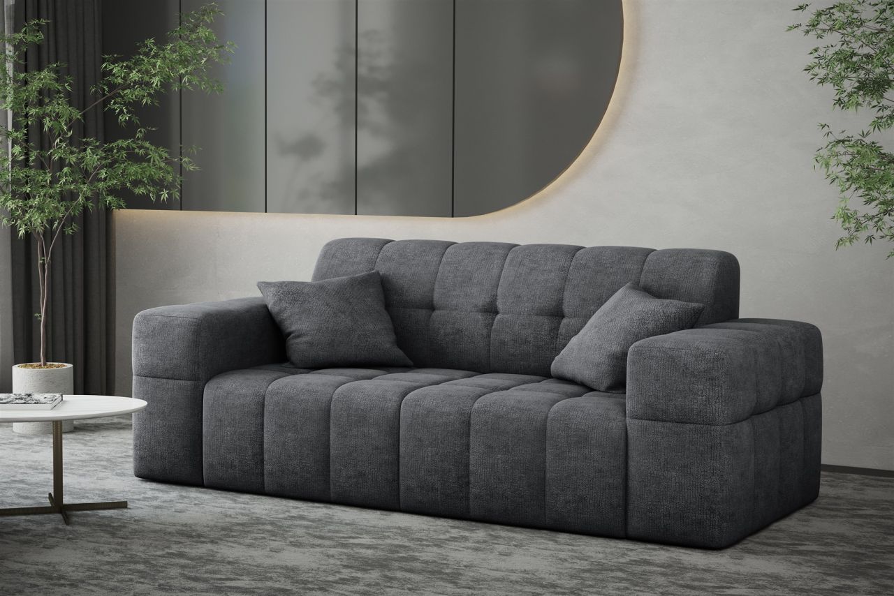 Sofa Designersofa NANCY 2-Sitzer in Stoff Perfekt Harmony Anthrazit Sofa Designersofa NANCY 2-Sitzer in Stoff Perfekt Harmony Anthrazit von Fun Möbel