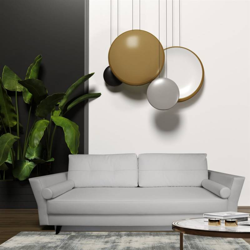 Sofa Designersofa SYLVIE 3-Sitzer mit Schlaffunktion in div. Farbvarianten von Fun Moebel