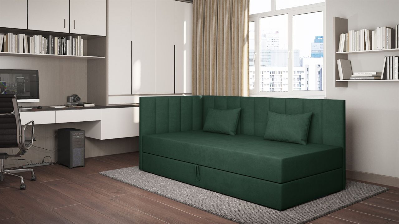 Sofa Polsterliege Kindersofa THELMA Seite Universal in Stoff Opera Velvet Dun... Sofa Polsterliege Kindersofa THELMA Seite Universal in Stoff Opera Velvet Dun... von Fun Möbel