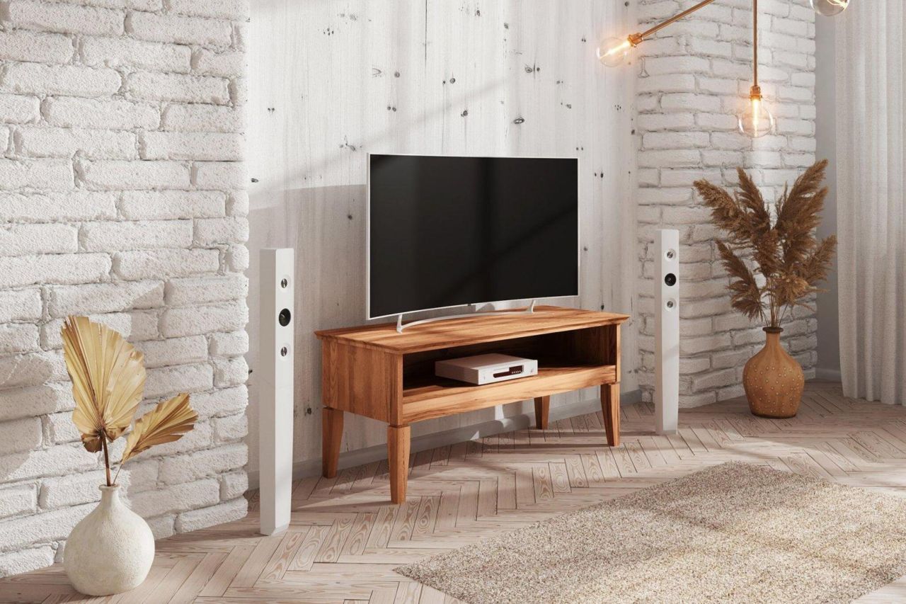 TV-Lowboard LENNES Buche massiv 112x50x45 cm TV-Lowboard LENNES Buche massiv 112x50x45 cm von Fun Möbel