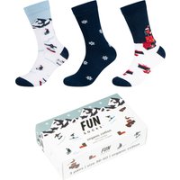 Fun Socks Sneakersocken "motifs" 3 Stk. tlg. mit elastischem Bund Fun Socks Sneakersocken "motifs" 3 Stk. tlg. mit elastischem Bund von Fun Socks