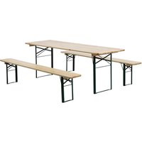 FUN STAR Gartenmöbelset, 3er-Set, Stahl - beige von FUN STAR