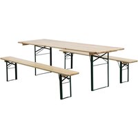 FUN STAR Gartenmöbelset, 3er-Set, Stahl - beige von FUN STAR