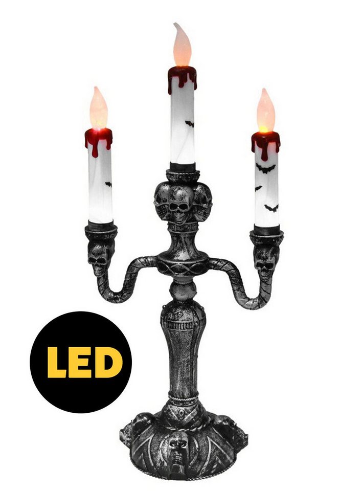 Fun World Dekoobjekt Gothic LED Kerzenständer Fun World Dekoobjekt Gothic LED Kerzenständer von Fun World