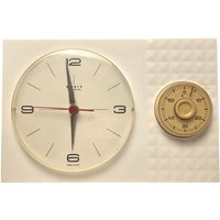 Mid Century Wand Küchenuhr Mit Kurzzeitmesser 70Er Jahre Ost Deutsch Weimar Mid Century Wand Küchenuhr Mit Kurzzeitmesser 70Er Jahre Ost Deutsch Weimar von FunAntic